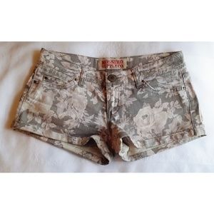 Floral Mossimo Jean Shorts